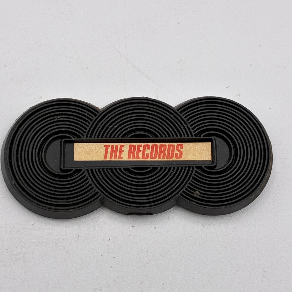 The Records Band Promotional Pinback Button 1970s 1980s Power Pop Music Merch